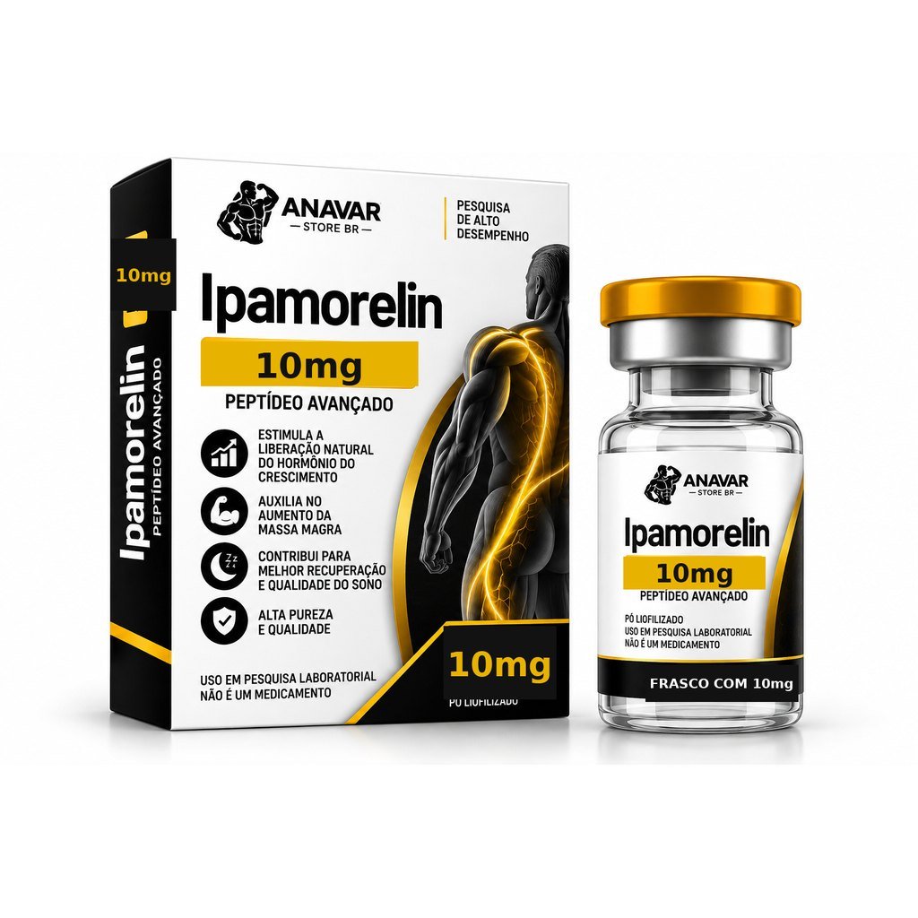 Ipamorelin 5mg – Frasco com Pó Liofilizado