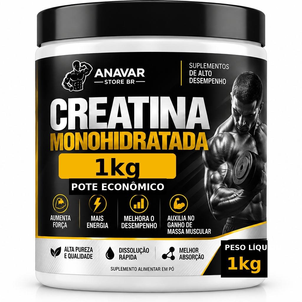 Creatina Monohidratada 500g – Pote