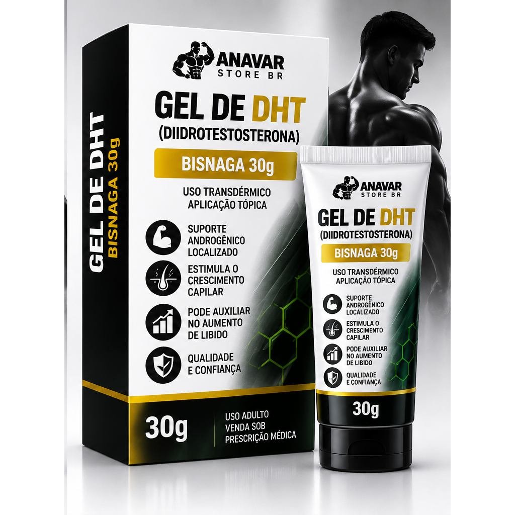 Gel de DHT (Diidrotestosterona) – Bisnaga 60g