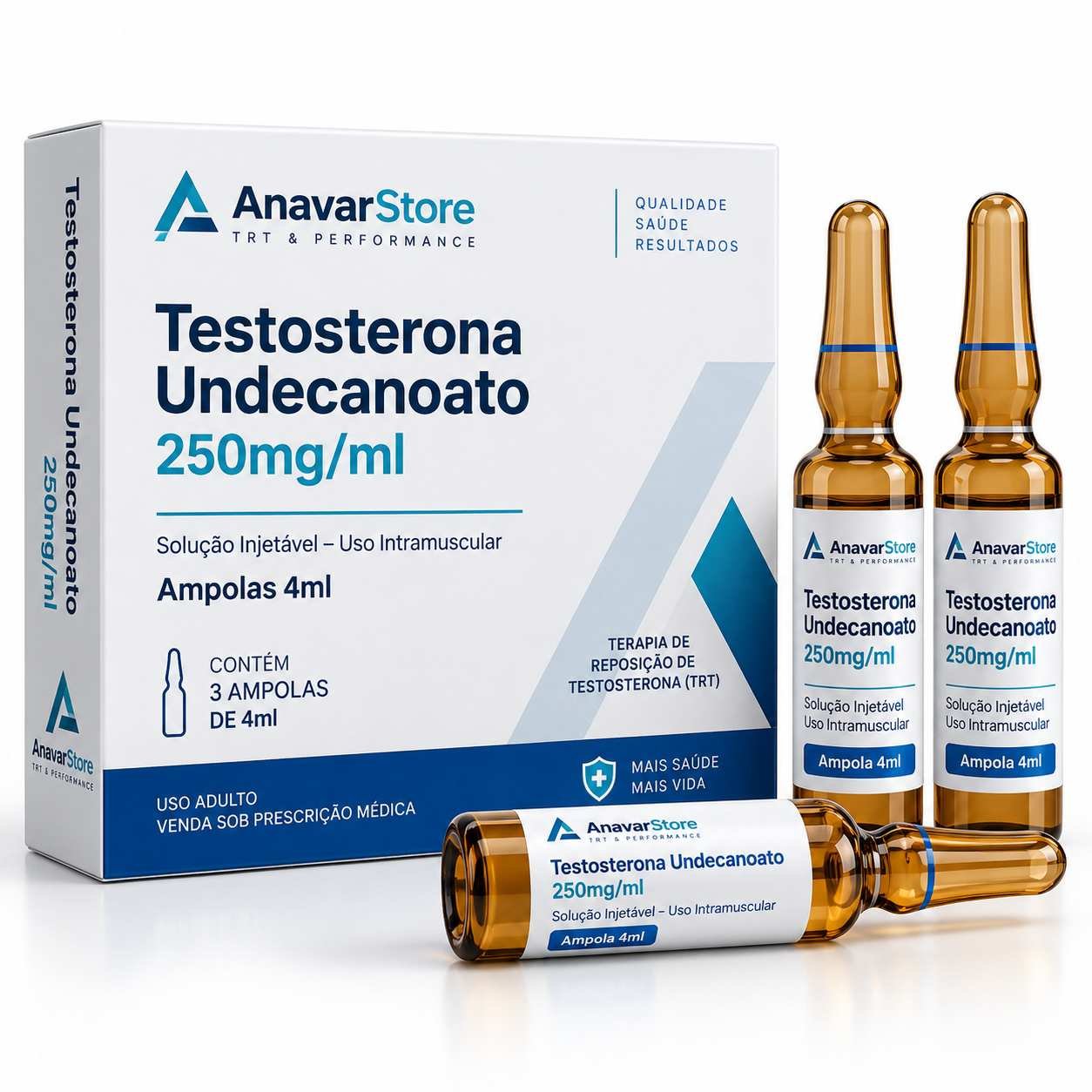 Testosterona Undecanoato 250mg/ml – Ampolas 4ml