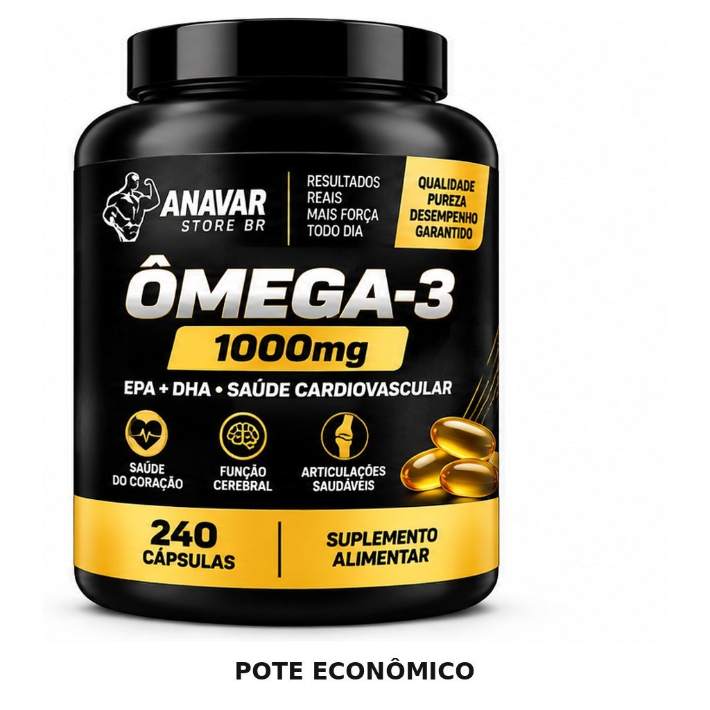 Ômega-3 1000mg 120 cápsulas – Pote