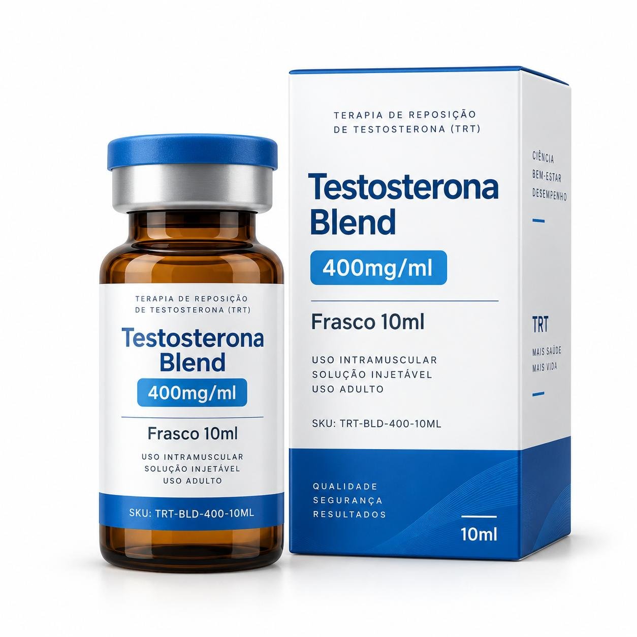 Testosterona Blend 400mg/ml – Frasco 10ml