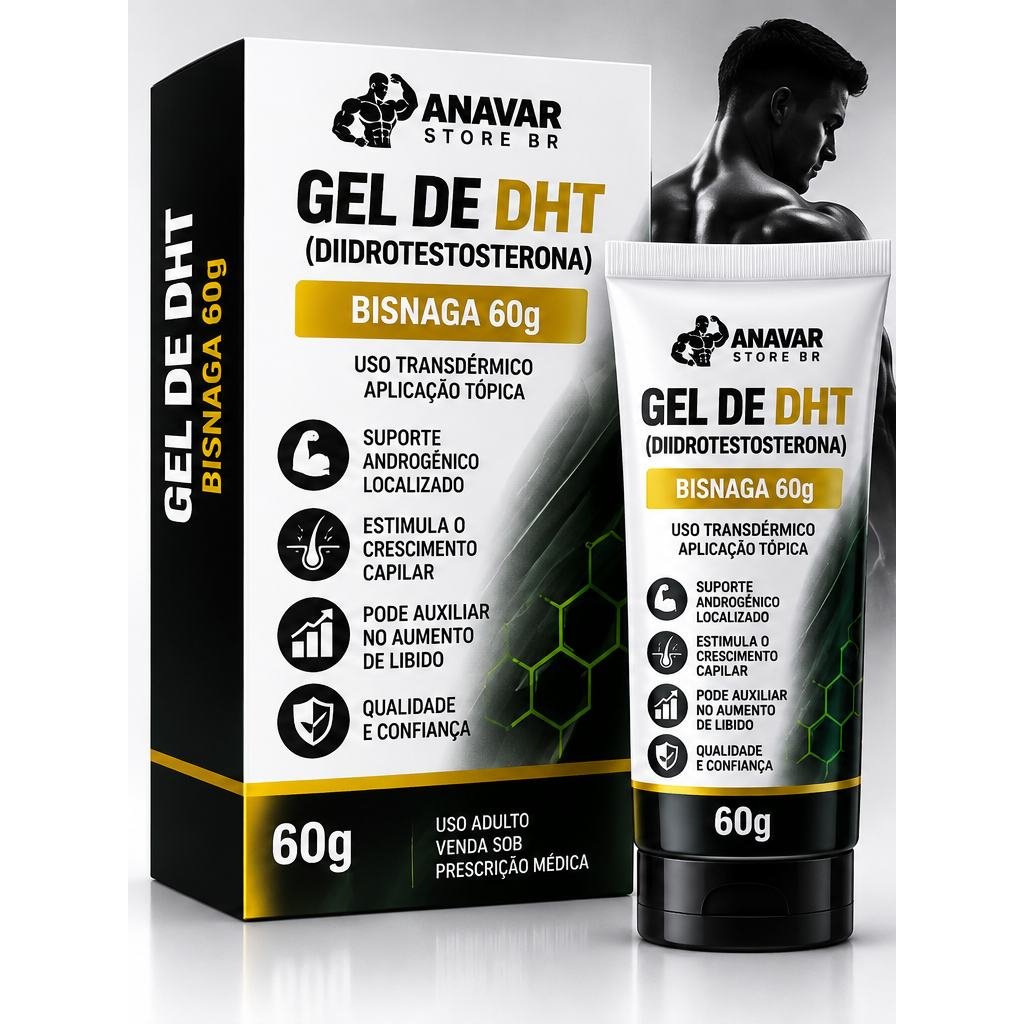 Gel de DHT (Diidrotestosterona) – Bisnaga 60g